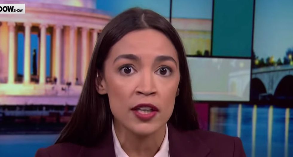Watch: Alexandria Ocasio-Cortez torches Trump's racist immigration policy in rebuttal on MSNBC's Maddow