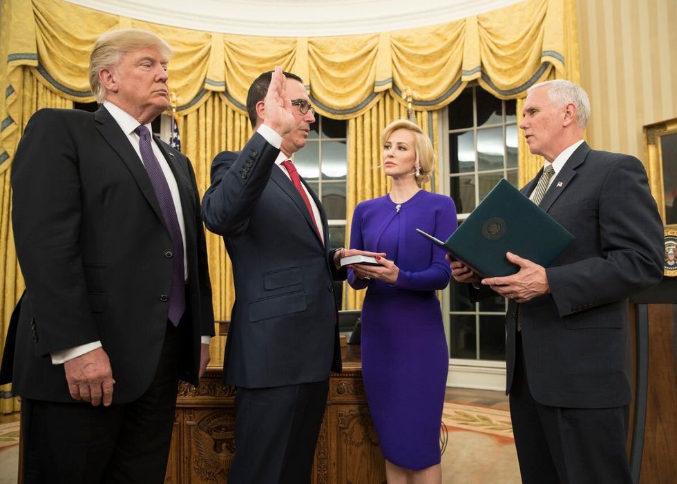 Trump Treasury secretary's wife publicly undermines husband in his feud with Greta Thunberg