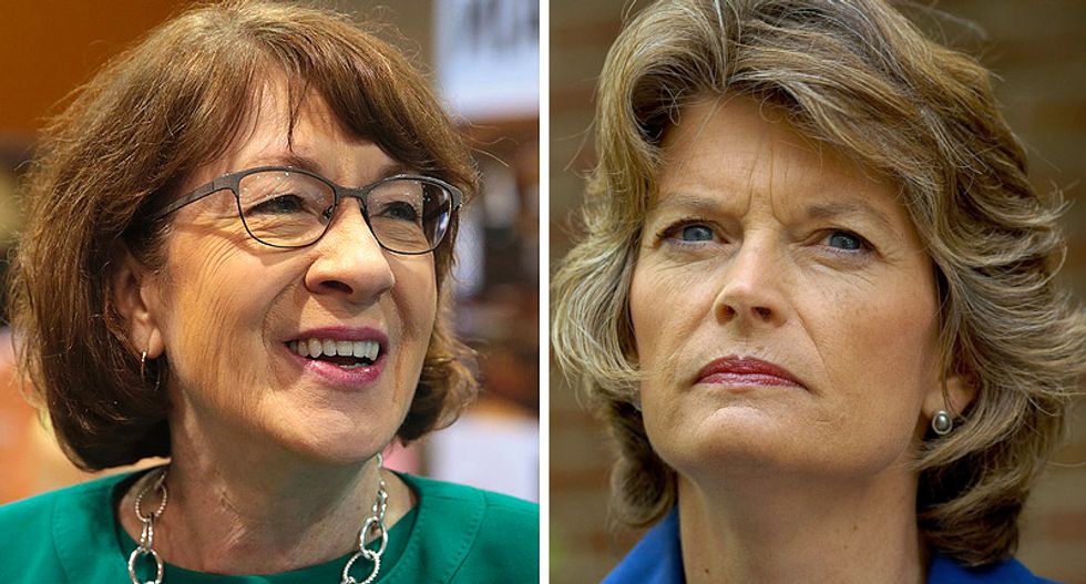 Susan Collins and Lisa Murkowski would like Trump to ‘stop’ and ‘delete’ racist tweets, thank you very much