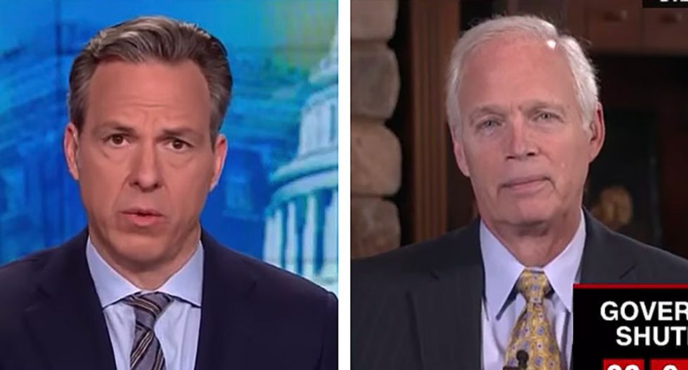 CNN’s Tapper uses Manafort's proven ties to Russian intelligence to crush GOP senator’s wild rant about Democrats colluding with Russians