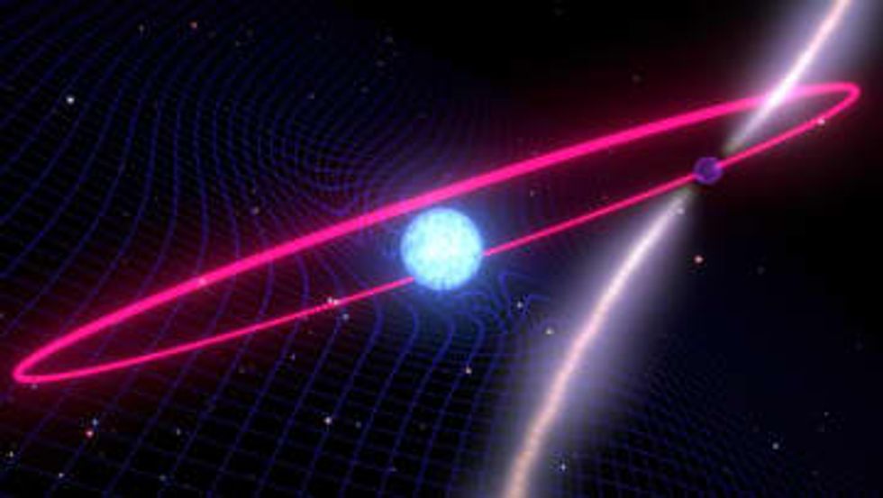 Space-time warping star system confirms key aspect of Einstein's theory of general relativity