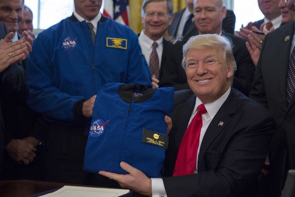 'Space Station, this is your President': The bizarre tale of Trump's childlike obsession with getting to Mars