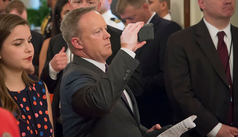 Trump rehires Reince Priebus and Sean Spicer to White House roles