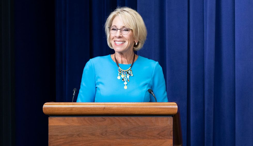 GOP senator who wanted to abolish Education Dept. now wants to give Betsy DeVos $50 billion