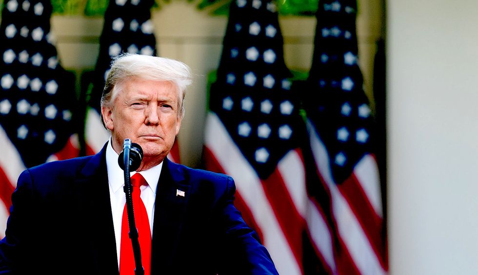 Trump is a cornered rat -- and the coronavirus has him trapped