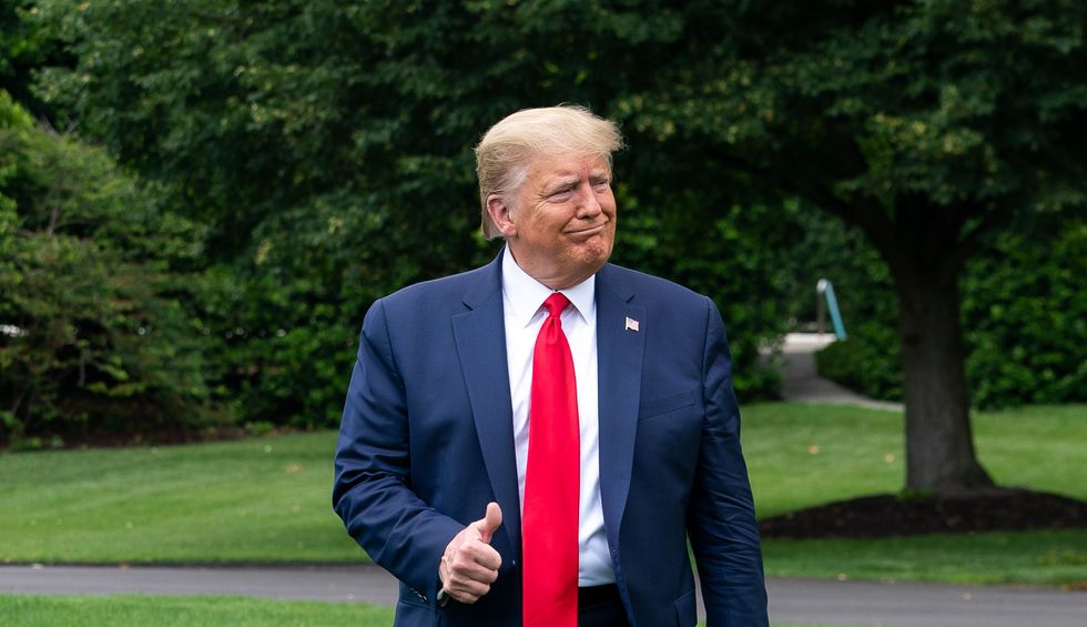 Trump behaves like an adult for several minutes — and pundits cheer his ‘shift in tone’