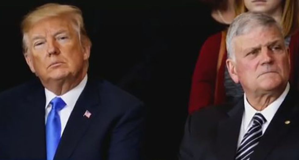 Franklin Graham swears Trump has never lied — and gets hammered for being ‘willfully ignorant'