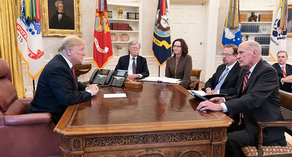 Trump blames the press for their 'distorted' coverage of the live-streamed senate testimony contradicting him