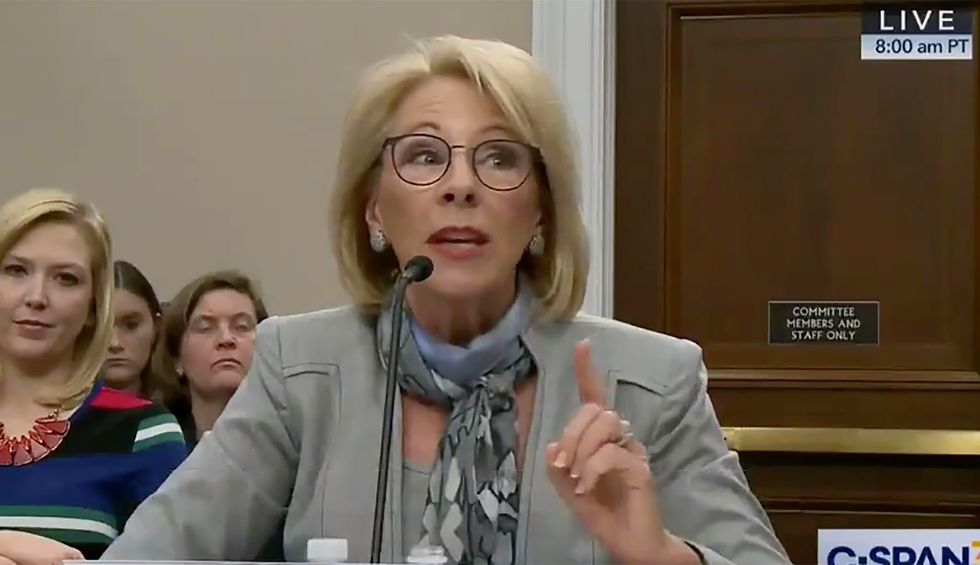 Government leaders including Betsy DeVos push their personal agendas as economic tsunami crashes into America’s schools