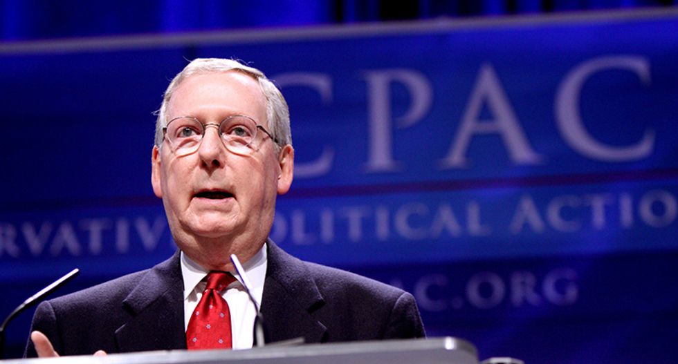 Young Kentucky climate activists demanding Green New Deal arrested at Mitch McConnell's office