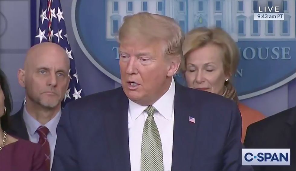 Trump slammed for insisting he’s ‘always known this is a pandemic’ — after calling coronavirus a ‘hoax’