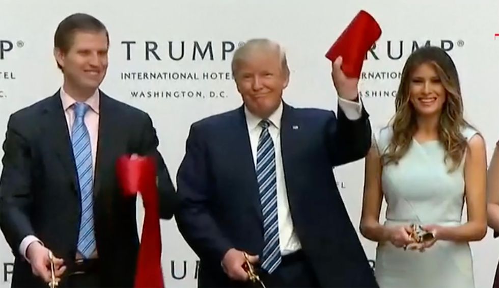Provision in coronavirus stimulus bill would ban companies owned by Trump or his children from receiving bailout money
