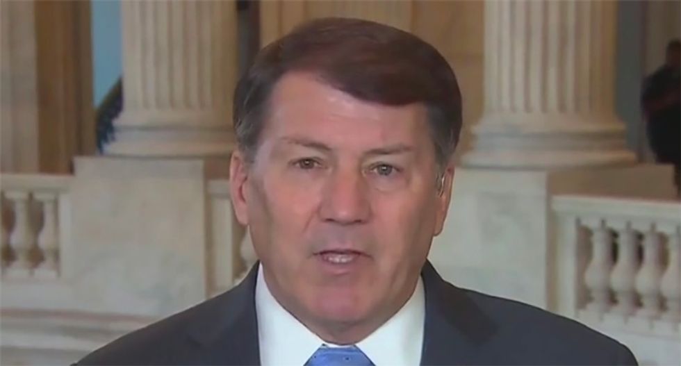 GOP senator: Trump only made an illegal hush payment to a porn star because he 'loves his family'