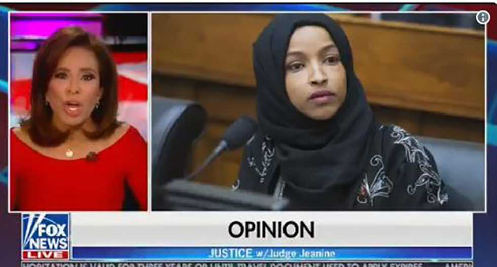 Fox News issues weak condemnation of Jeanine Pirro's Islamophobic comments attacking Congresswoman Omar — but won't fire her