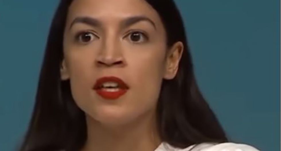 'Trump supporter' who ranted about 'eating babies' at AOC event is member of a Lyndon LaRouche fringe group