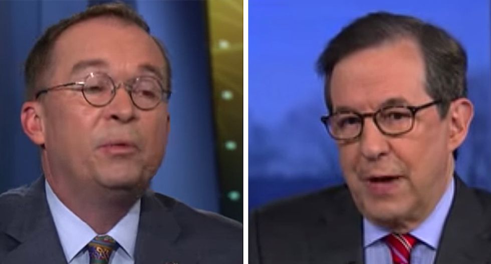 Fox News' Chris Wallace brings the receipts after White House acting chief of staff insists Trump is 'not a white supremacist'
