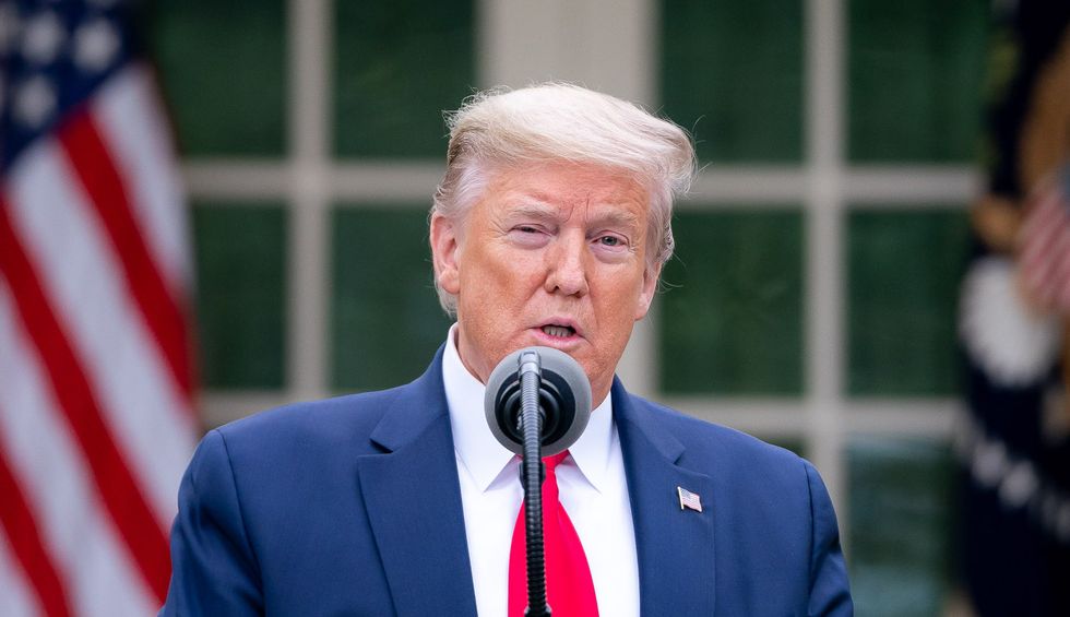 Trump says he might use pandemic relief funding to extort so-called sanctuary cities