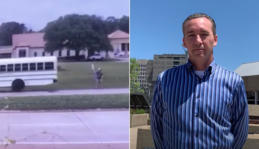 Louisiana pastor who held packed services during pandemic arrested for allegedly threatening protester with church bus