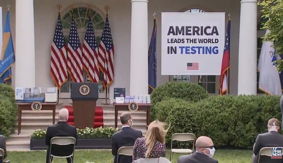 Trump's new props at bizarre COVID-19 briefing spur instant memes