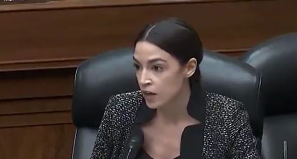 Watch: Ocasio-Cortez calls out GOP for attacking Green New Deal as 'socialism' while bankrolling Big Oil with billions in subsidies