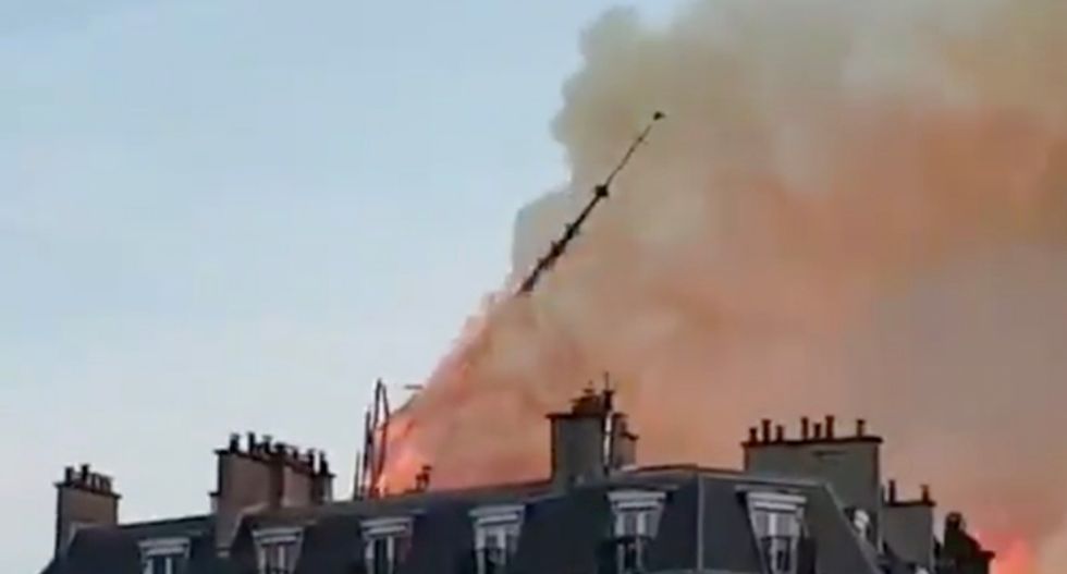 'This is their World Trade Center moment': Conspiracy theorists and far-right extremists are spreading bogus stories about the Notre Dame blaze