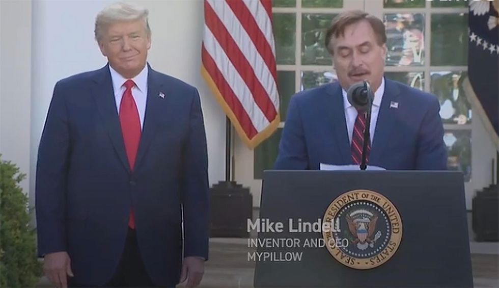 MyPillow CEO Mike Lindell expands from manufacturing masks to sourcing them after call with Trump