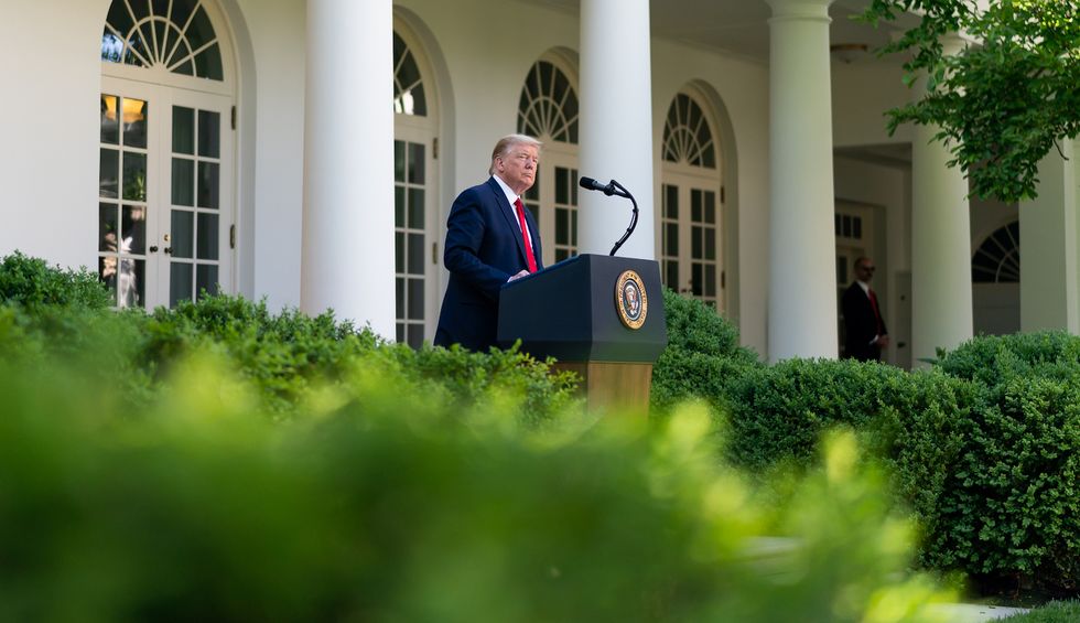 Trump installs massive fence around White House ahead of RNC speech: 'How weak this makes him look'