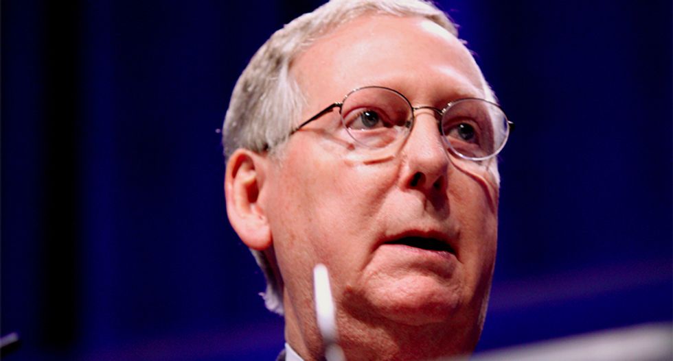 Mitch McConnell is brazenly bragging about his most cynical power grab to date