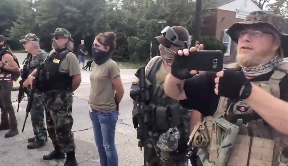 'Go home, racists!': BLM counterprotesters shout down white nationalists in Georgia