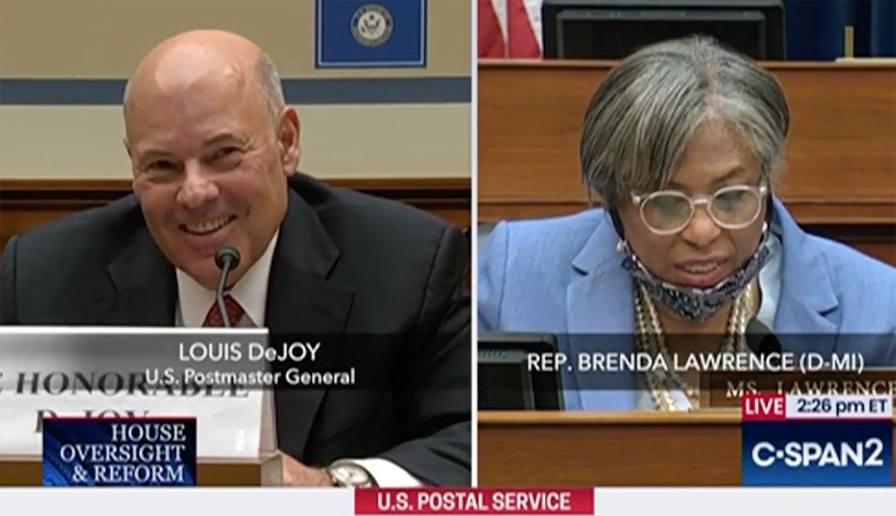 Watch: 30-year postal veteran congresswoman calmly dissects Trump and postmaster general's sabotage