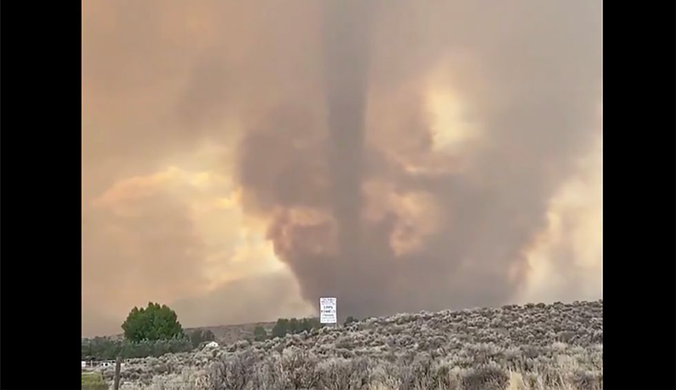 Firenado: National Weather Service issues America’s first-ever warning for a fire tornado