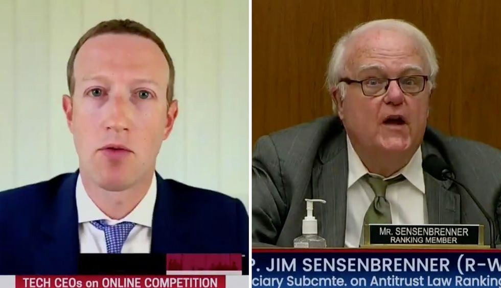 Watch: Science-denying GOP congressman demands Facebook’s Zuckerberg explain Trump Jr.’s suspension — from Twitter