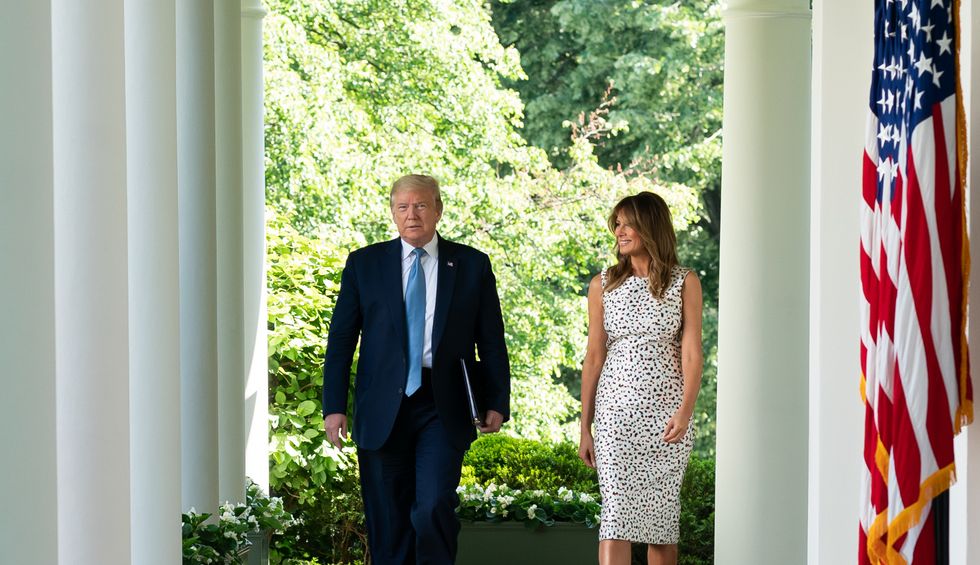 Melania Trump's new Rose Garden is already in need of repair: report