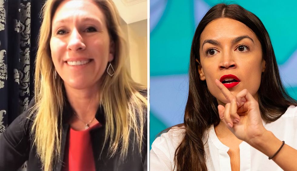Far-right QAnon supporter Marjorie Taylor Greene tried to insult Alexandria Ocasio-Cortez — and it backfired spectacularly