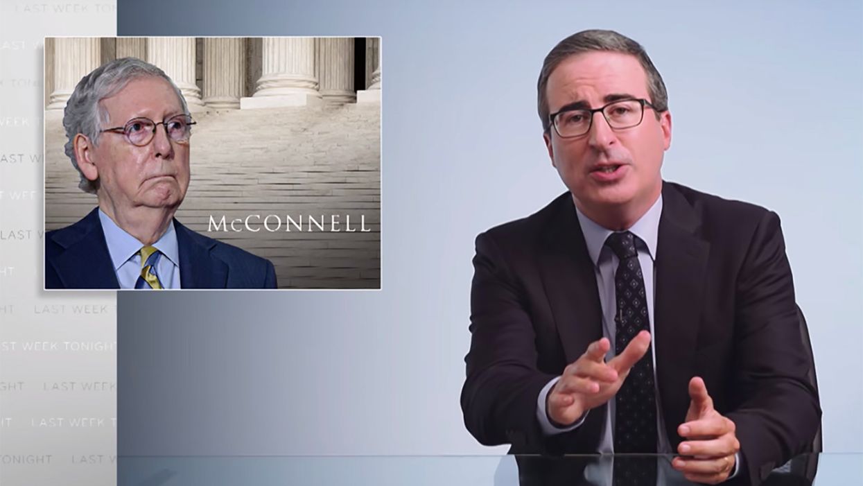 John Oliver breaks down how Dems can bring the pain to Mitch McConnell — even if he wins re-election