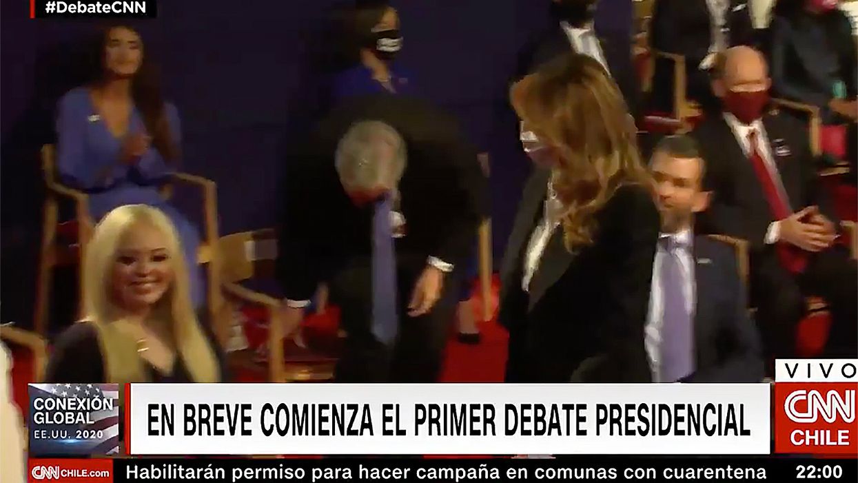 Members of Trump’s family broke venue rules by not wearing face masks during debate