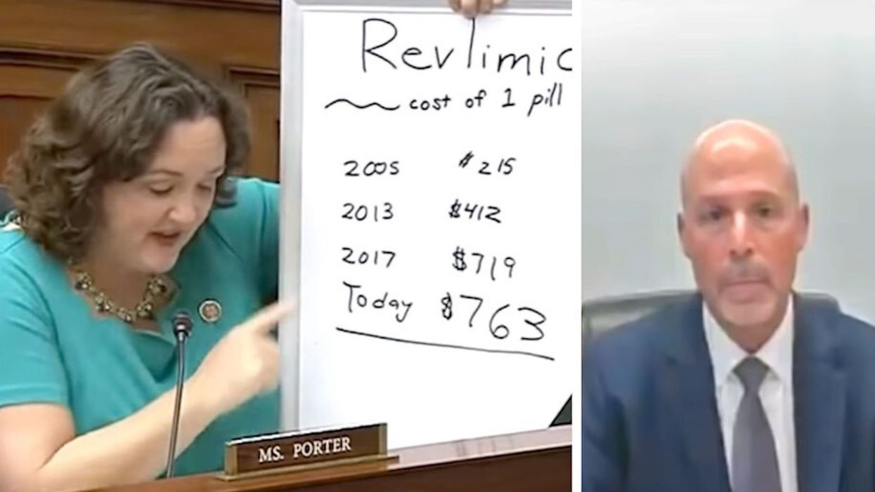 Rep. Katie Porter brilliantly grills a pharma CEO and exposes his horrifying earnings