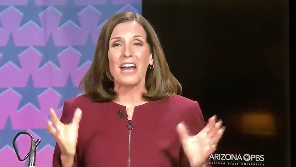 Watch: Martha McSally crashes and burns when repeatedly asks if she's proud to support Trump