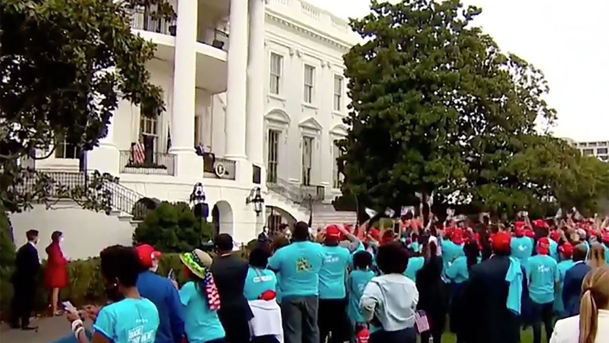 'COVchella' at the White House: Tiny crowd shows up for Trump's rally