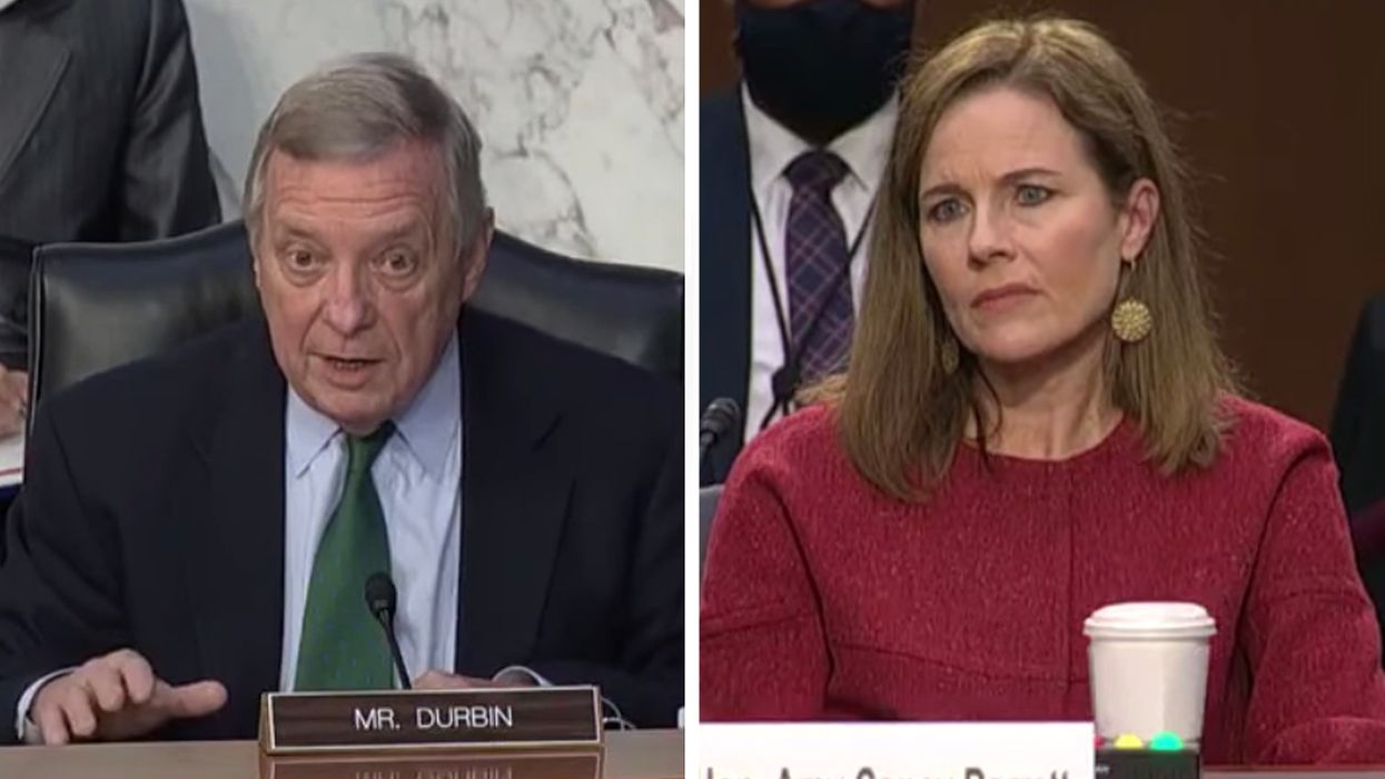 Watch: Dick Durbin dismantles Lindsey Graham’s attack on Obamacare at Amy Barrett hearing