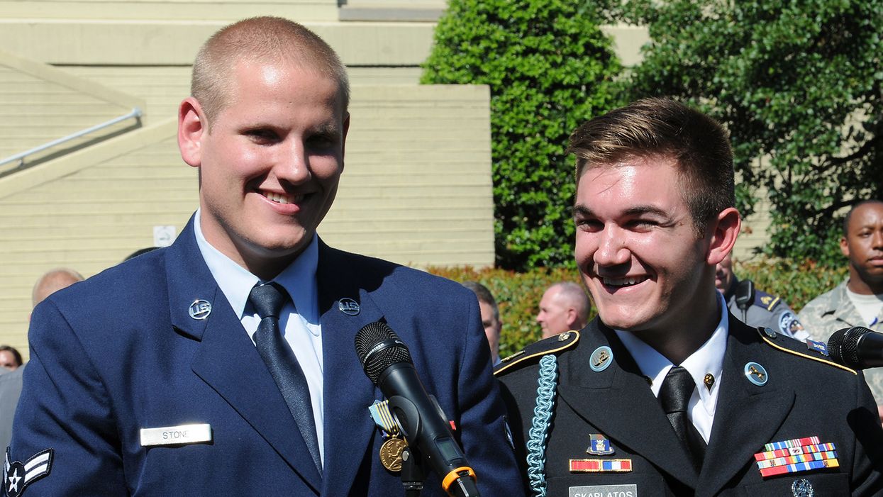 GOP 'hero' who helped stop terror attack faces questions over his own 'affiliations' with extremists