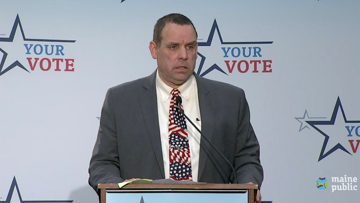 Watch: Maine Republican stuns debate moderators and opponent with blatantly racist commentary