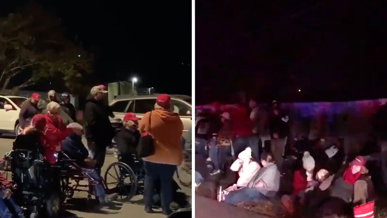 Trump leaves his supporters stranded in the cold for hours after Georgia rally — again