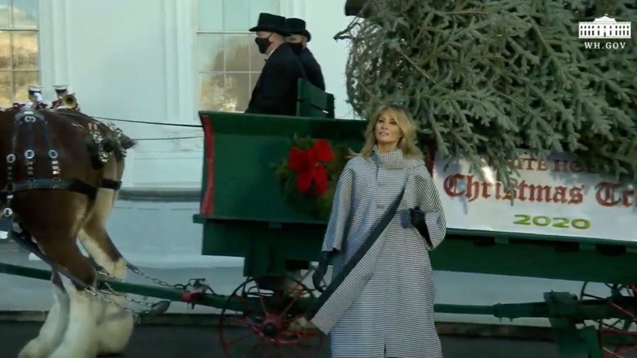Melania Trump mocked for 'pretending to like Christmas' after recorded 'give me a break' tirade