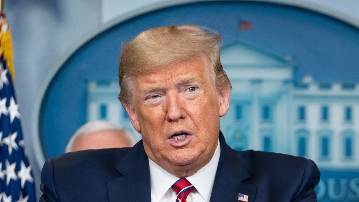 Trump baffles reporters with a bizarre appearance in the briefing room: 'Very, very odd'