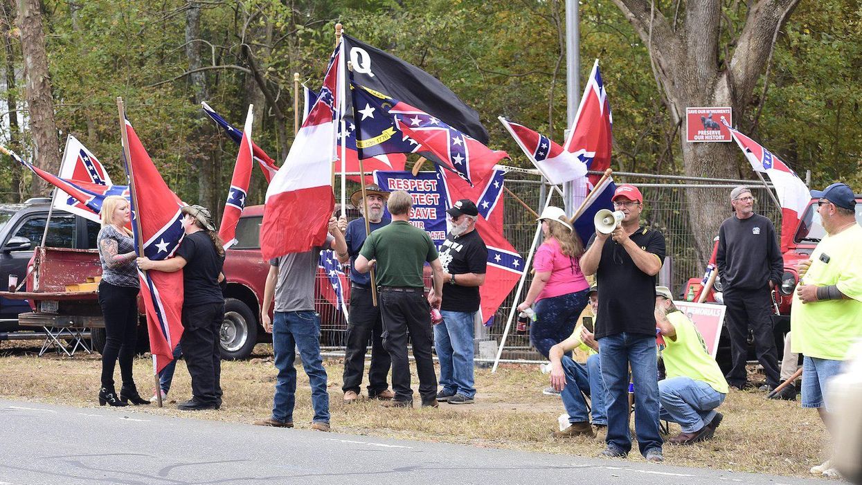 Disturbing factions of Trump supporters are joining forces to defend his false claims of election theft