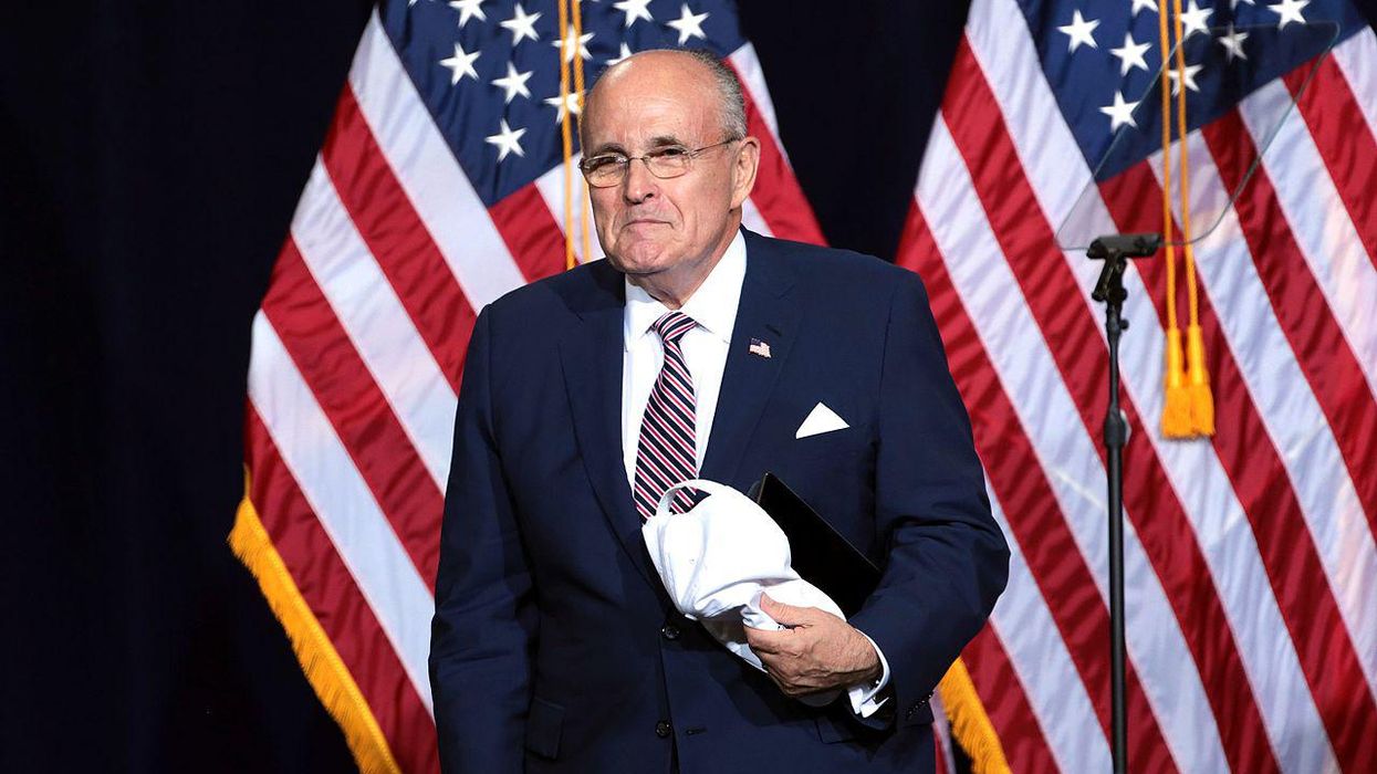 Rudy Giuliani announces the Trump campaign’s new effort to throw out Wisconsin's election results