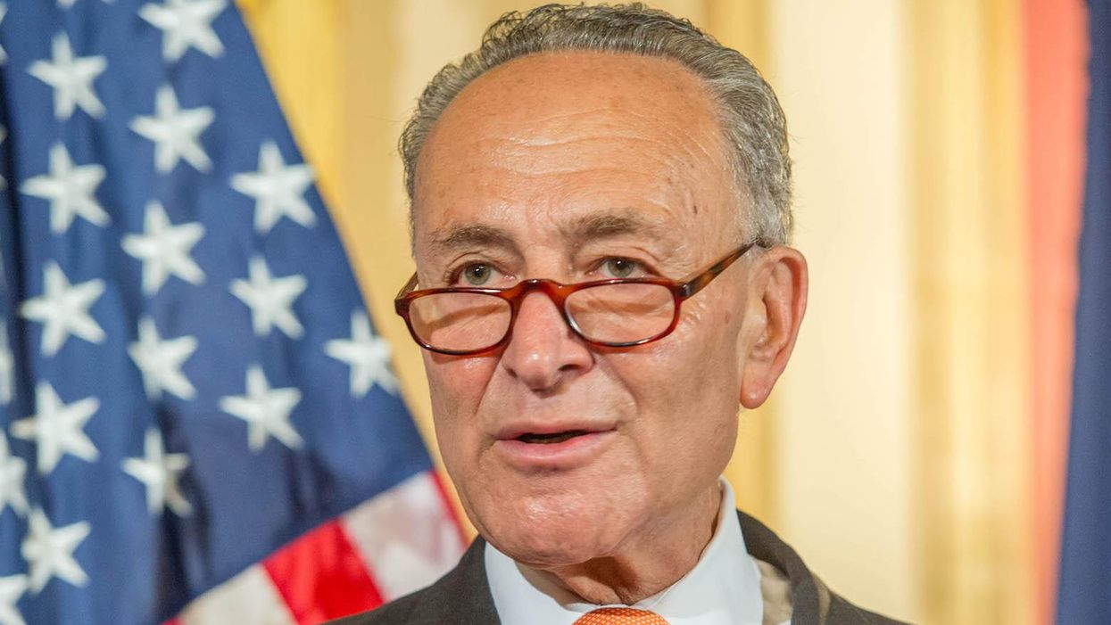 Schumer and McConnell told to 'remove seditious senators' from Trump trial