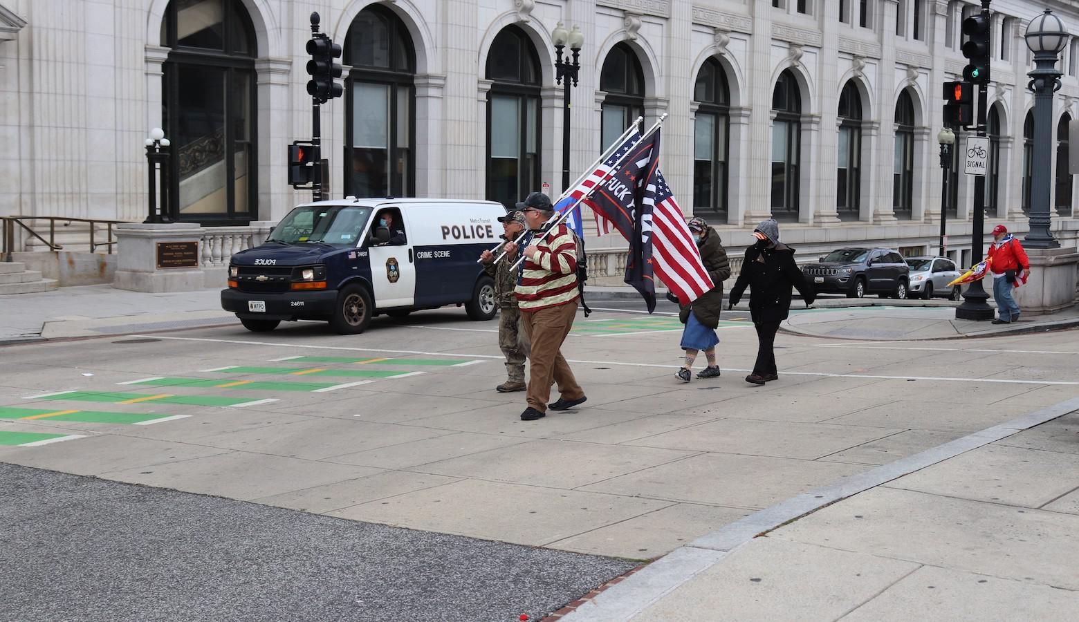 Capitol trump supporters