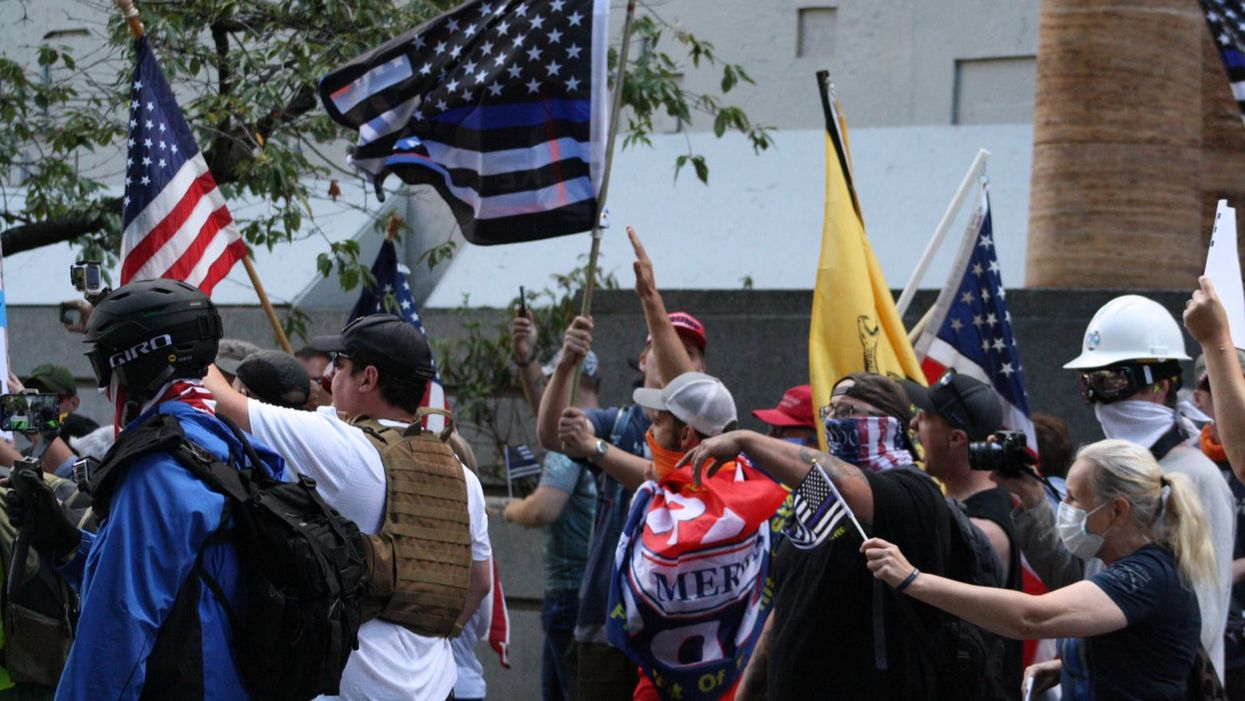 It's not money problems that bring far-right fascists together — it's the fascism